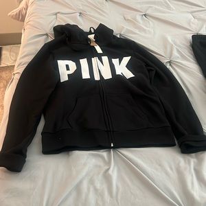 Zip up sweatshirt and campus pant brand new old as set